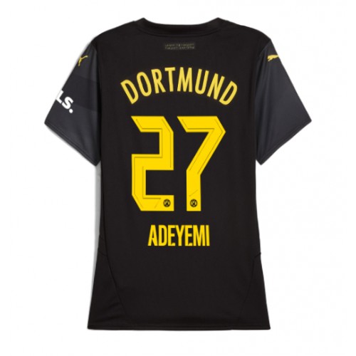 Dámy Fotbalový dres Borussia Dortmund Karim Adeyemi #27 2024-25 Venkovní Krátký Rukáv